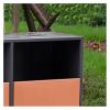 CFGH6FDF Outdoor Outdoor Double Box Rubbish Bin Metal Garbage Can for Hotel Lobby Street Public Places Outside Bin view 2