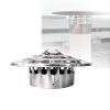 201 Stainless Steel Roof Vent Cap,Umbrella-Design Chimney Cap, Exterior Chimney Flue Cover, for Wood-Burning Fireplaces and Stoves(7.09in) view 1