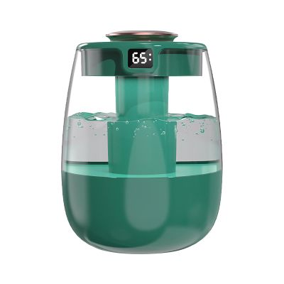 Cool Mist Humidifiers, 1.5L Smart Timer,Easy to Fill & Clean,Led Lights,Dual Nozzles,Quiet Ultrasonic Mini Humidifier,Auto Shut-Off Portable Humidifier for Plants Office Nursery Home Bedroom