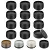 Furniture Risers Bed Risers Heavy Duty 1 inch, 2 inch, 3 inch, 4 inch Round Adjustable Bed Lifts Riser for Desk Legs Table Couch Sofa Chair Refrigerator Washing Machine (1 Inch, Black, 12 Pack) view 1