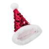Starsouce Glittering Sequin Santa Hat Plush Christmas Hat with Sparkling Sequins Holiday Xmas Party Headwear for New Year view 4