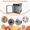 XEEAOFE Food Dehydrator Machine - Digital Control, 12-Tray, Food Drier, Time & Temperature Control, Stainless Steel Dehydrater for Fruit Herb Meat Beef Dehydration 220V view 3