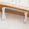 Paper Towel Holder Under Cabinet, Wall Mount, Adhesive or Screw, White view 1