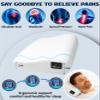 ARniwer Wave Shape Cervical Memory Foam Pillow for Neck Support, Neck Contour Cervical Orthopedic Bed Pillow, Ergonomic Design, Built-in Wireless Bluetooth Music, Free Pillowcase Included (Blue) view 2