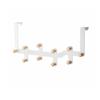 tanyunji001 Wall Mounted Clothes Rack, No Drill Door Hooks, 10 Hooks Coat Rack for Bedroom Entryway Clothes Storage view 1