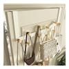 tanyunji001 Wall Mounted Clothes Rack, No Drill Door Hooks, 10 Hooks Coat Rack for Bedroom Entryway Clothes Storage view 3
