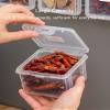 Magnetic Spice Jars with Clear Lid & Large Opening, Sealed & Dustproof Containers for Metal Surfaces Such as Grills, Refrigerator, Strong Magnet for Home Cooks & Organizers view 3