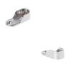 Closet Rod Bracket 20/30pcs Wardrobe Clothes Tube Support Closet Rod Pole End Bracket Thickening Holder for Clothe Drying Rod at Wardrobe,Laundry Room,Etc(20PCS) view 3