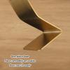 Hoiweqr Table Numbers 1-10/20/30 Stainless Steel Double Side Numbered Table Tents Restaurant Wedding Number Cards Signs for Banquets Party Wedding Reception, Gold(1-100) view 3