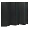 6-Panel Room Dividers, 2 Pcs Black 94.5"x70.9" Steel Freestanding Partition for Home Office Privacy, Indoor Separation view 2