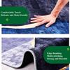 Large Heated Floor Mats, Carbon Crystal Electric Heating Pad, Portable Heating Yoga Mat, Toes Warming Heater, Electric Heated Foot Warmers(H,55x78.7in) view 4