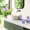 Bathroom Accessory Set 6PCS Winter Mountains Panorama ski Slopes ski Lifts Trash can, Soap Dispenser, Toothbrush Holder, Toilet Brush & Holder, Soap Dish for Housewarming Gifts view 2