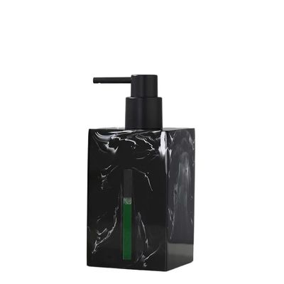 500ml Marble Soap Dispenser Ceramic Bathroom Shower Gel Shampoo Bottle Press Lotion Accessories (D)