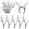 KESYOO 10pcs Decorative Antler Branches, Artificial Antler Dried Tree Branches, Black, 5. 90 X 1. 96 X 0. 19 Inch, Vase Filling Branches for Home Decor view 1