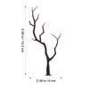KESYOO 10pcs Decorative Antler Branches, Artificial Antler Dried Tree Branches, Black, 5. 90 X 1. 96 X 0. 19 Inch, Vase Filling Branches for Home Decor view 2