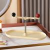 Jewelry Organizer Stand Key Storage Rack Hanging Organizer Jewelry Stand Entryway Key Holder Yellow view 4