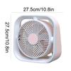 Compact Plastic Desktop Fan 2-Speed Desktop Fan Multi-Purpose Desktop Fan Silent Desktop Fan Desktop Fan with Remote Control Cool view 2