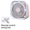 Compact Plastic Desktop Fan 2-Speed Desktop Fan Multi-Purpose Desktop Fan Silent Desktop Fan Desktop Fan with Remote Control Cool view 3