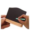 50 Pcs Small Double-Sided Blackboards: Rustic Mini Chalk Signs for Messaging view 1