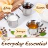 12 Pcs Stainless Steel Bell Creamers, 3 oz Small Creamer Pitcher, Mini Creamer Dispenser with Pouring Spout, Espresso Frothing Pitcher Cup for Restaurant Cafes Home view 4