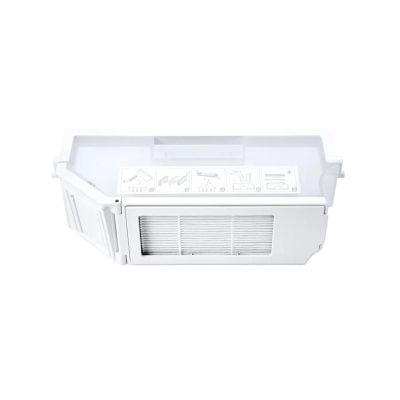 ETXDFTFQ Dustbin HEPA Filter Robot Vacuum Cleaner Spare Accessories Dust Box,Compatible for DEEBOT T10 Omni(White Bin add Filter)