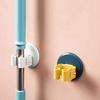 DFWZMQTG 1PC Wall Mounted Shelf Kitchen Racks Broom Mop Holder Storage Rack Organizer Hook Bathroom Shelves for(OneColor) view 3