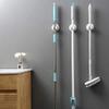 DFWZMQTG 1PC Wall Mounted Shelf Kitchen Racks Broom Mop Holder Storage Rack Organizer Hook Bathroom Shelves for(OneColor) view 4