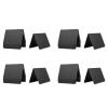 24/36 Pcs Mini V-Style PVC Chalkboards: Erasable Vertical Desktop Signs for Pricing & Messaging(36pcs) view 2