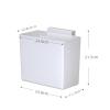 6L Wall Mounted Bathroom Trash Can with Lid - Space-Saving Kitchen Hanging Wastebasket, Easy Clean Plastic Rubbish Bin for Efficient Waste Management view 2
