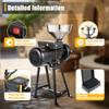 1500W Commercial Electric Grain Grinder Mill, 110V Wet & Dry Cereal Crusher with Funnel, 154LBS/H for Corn, Rice, Coffee, Wheat & Flour - Durable Black & Silver Design view 3