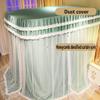 Double Bed Canopy Mosquito Net, Decorative Bed Curtain for Girls' Princess Room Bedroom with Metal Support view 3