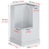 OTQEFTN Umbrella Stand Holder Home Corner Umbrella Stand, Rectangular Multi-Purpose Umbrella Holder with Removable Drip Tray, Space Saving Umbrella Rack Organizer for Home view 3