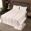 Stripe Quilts Set for Kids Boys,Light Pink Modern Stripe 2Pcs Bedspread Bedding Sets,Kids Adults Rustic Farmhouse Bed Cover Set,Watercolor Striped Bedspread Coverlet with 1 Pillowcase (Twin Size) view 1