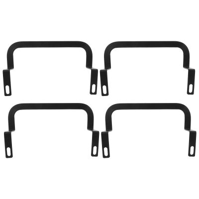 Healifty 4pcs Bed Frame Mattress Holder - Anti-Slip Baffle Metal Retainer Bar Slide Stoppers - Mattress Fixing Accessory Non-Slip Grippers for Indoor