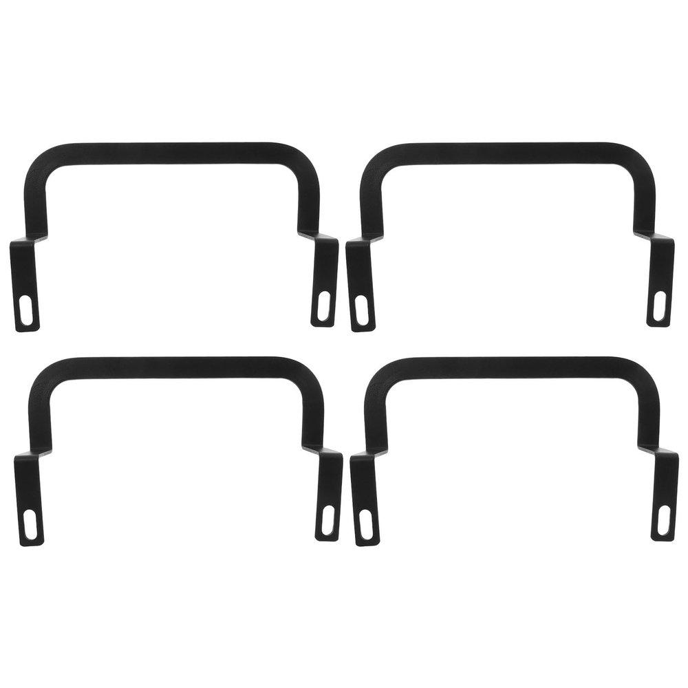 Healifty 4pcs Bed Frame Mattress Holder - Anti-Slip Baffle Metal Retainer Bar Slide Stoppers - Mattress Fixing Accessory Non-Slip Grippers for Indoor