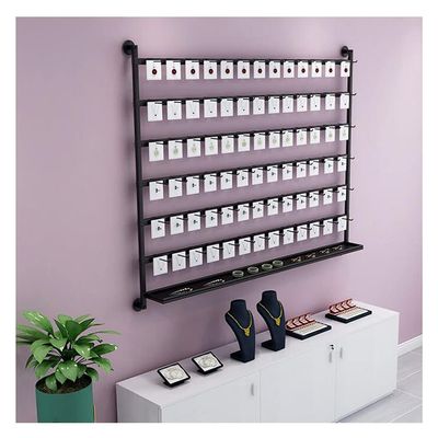 ZZBSOD Wall Mounted Earring Holder, Metal Display Rack for Ring Bracelet Sunglasses Hanging Jewelry Organizer Necklace Holder Earring