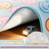 8x10 ft Classroom Smiley Carpet for Kids, Educational Play Rug view 4
