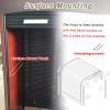 WLCGYD Flexible Tambour Door Cabinet Replacement, Small Roll Up Cabinet Folding Doors White for Vanity Cabinet Bookshelf Closet Pantry(22x24(55.9x61cm)) view 3