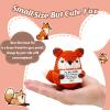 Stocking Stuffers for Teen Girls Mini Crochet Fox Plush with Pun Card, Cute, Cozy Desk/Nightstand Decor, Secret Santa, Woodland Kawaii view 2
