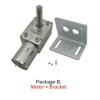 FFYTRGQWU DC Worm Electronic Starter Geared Reducer JGY-370-M8 6-24V 6-150RPM Self-Lock Turbine M8 33mm Package B 12V 18pm view 3
