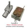 FFYTRGQWU DC Worm Electronic Starter Geared Reducer JGY-370-M8 6-24V 6-150RPM Self-Lock Turbine M8 33mm Package B 12V 18pm view 4