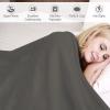 UTRSIFB Thick Carpet Chair Bedspreads Fashion Blanket Flannel Cover for Men and Women Grey view 3