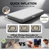 HiiPeak Queen Air Mattress Blow Up Bed with Built-in Pump TPU Air Bed view 2