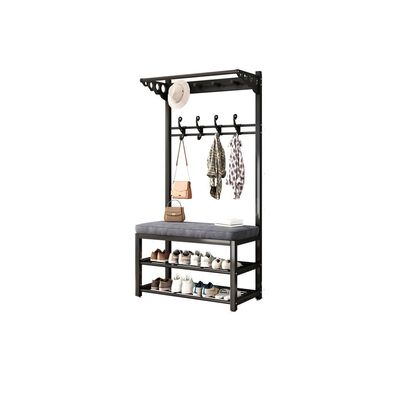 ARTGYRDFX Shoe Cabinet Clothes Rack, Floor-to-Ceiling Entrance Doorway, Shoe Cabinet, Storage, Bedroom Bench, Hanger Shoe Rack