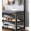 ARTGYRDFX Shoe Cabinet Clothes Rack, Floor-to-Ceiling Entrance Doorway, Shoe Cabinet, Storage, Bedroom Bench, Hanger Shoe Rack view 3