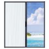 3in 1 Cordless Cellular Shades, Honeycomb Blackout Blinds Horizontal Sliding, Aluminum Alloy Frame for Bedroom, Kitchen, Skylight, RV Window Customize Size(140x130cm/55x51.2in) view 1