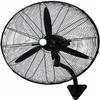 Wall Mounted Fan, Wall Fan, Heavy Duty Quiet Electric Fan, Outdoor Industrial Wall Mounted Fan, Wall Mounted Metal Pipe(Gold 680x700mm) view 1