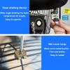 Wall Mounted Fan, Wall Fan, Heavy Duty Quiet Electric Fan, Outdoor Industrial Wall Mounted Fan, Wall Mounted Metal Pipe(Gold 680x700mm) view 3