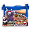 Autucson Decorative Magnet for Amsterdam The Netherlands Travel Souvenir Unique Wooden Fridge Magnet Collection to Record Beautiful Memorie 1402 view 1