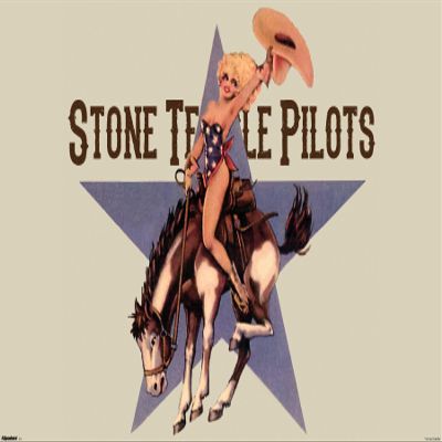 Trends International Stone Temple Pilots - Cowgirl Riding Bronco Wall Poster, 22.4L x 14.7W, Premium Unframed Version